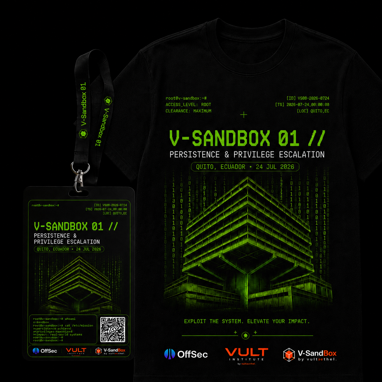 Merch exclusivo Staff V-SANDBOX 01